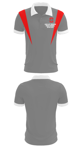 Short Sleeve Performance Polo, Shelby Senior High School Bowling, Bowling, Teamtime, Team time, sublimation, custom sports apparel, team uniforms, spirit wear, spiritwear, sports uniforms, custom shirts, team store, custom team store, fundraiser sports, apparel fundraiser