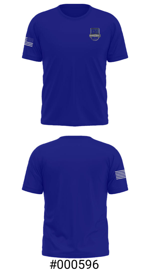 Short Sleeve Performance Shirt, D1 Basketball DFW, Men's Basketball, Teamtime, Team time, sublimation, custom sports apparel, team uniforms, spirit wear, spiritwear, sports uniforms, custom shirts, team store, custom team store, fundraiser sports, apparel fundraiser