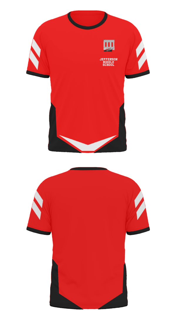 Short Sleeve Performance Polo, Jefferson Middle School, Spirit Store, Teamtime, Team time, sublimation, custom sports apparel, team uniforms, spirit wear, spiritwear, sports uniforms, custom shirts, team store, custom team store, fundraiser sports, apparel fundraiser