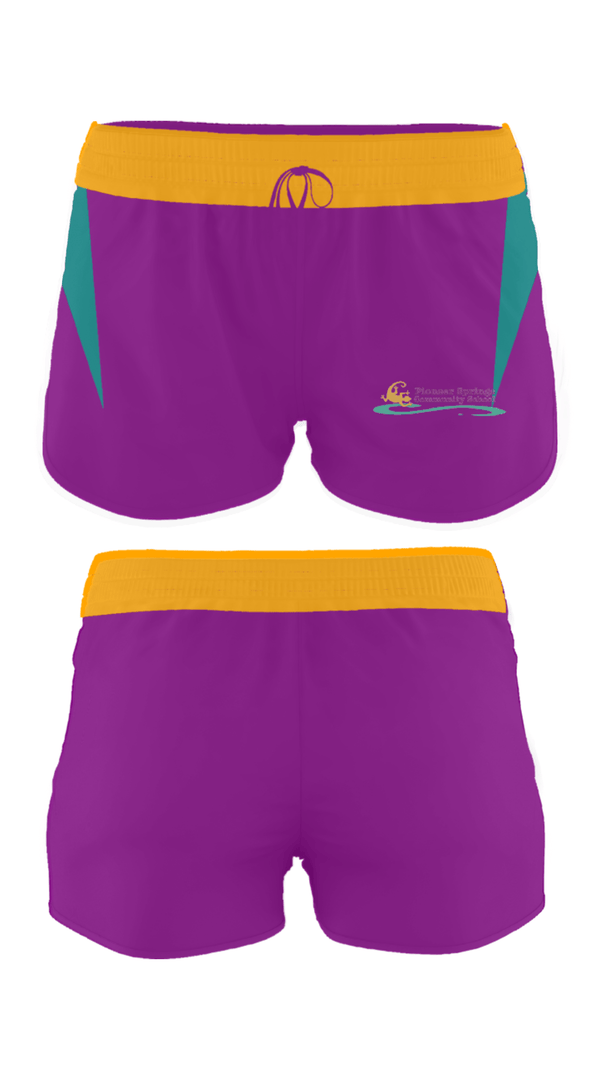 Women's Shorts, Pioneer Springs Community School, Spirit Store, Teamtime, Team time, sublimation, custom sports apparel, team uniforms, spirit wear, spiritwear, sports uniforms, custom shirts, team store, custom team store, fundraiser sports, apparel fundraiser