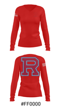 Ralston High School Wrestling 45661529 Women's Long Sleeve V-neck Shirt - 20