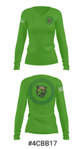 Hempstead High School Basketball 68535161 Women's Long Sleeve V-neck Shirt - 20