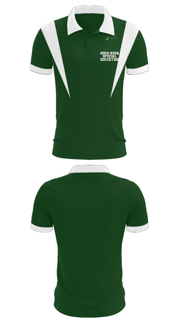 Short Sleeve Performance Polo, IOSCO RESA Special Education, Spirit Store, Teamtime, Team time, sublimation, custom sports apparel, team uniforms, spirit wear, spiritwear, sports uniforms, custom shirts, team store, custom team store, fundraiser sports, apparel fundraiser