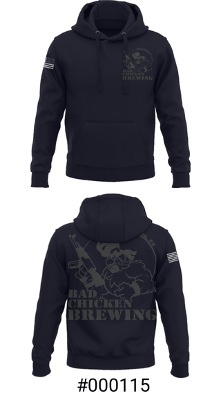 Hoodie, Bad Chicken Brewing, Army, Teamtime, Team time, sublimation, custom sports apparel, team uniforms, spirit wear, spiritwear, sports uniforms, custom shirts, team store, custom team store, fundraiser sports, apparel fundraiser
