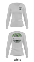 Greens point financial center 85507261 Women's Long Sleeve V-neck Shirt - 6