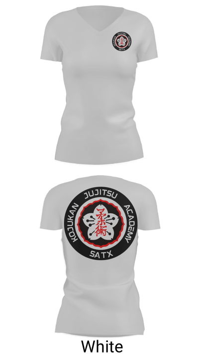 Kojukan JuJitsu 65504919 Women's Short Sleeve V-neck Shirt - 7