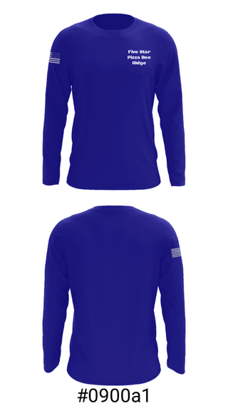 Long Sleeve Performance Shirt, Five Star Pizza Bee Ridge, , Teamtime, Team time, sublimation, custom sports apparel, team uniforms, spirit wear, spiritwear, sports uniforms, custom shirts, team store, custom team store, fundraiser sports, apparel fundraiser