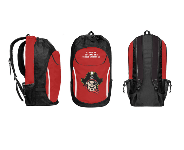 Gear Bag, Hampshire Regional High School Gymnastics, Spirit Store, Teamtime, Team time, sublimation, custom sports apparel, team uniforms, spirit wear, spiritwear, sports uniforms, custom shirts, team store, custom team store, fundraiser sports, apparel fundraiser