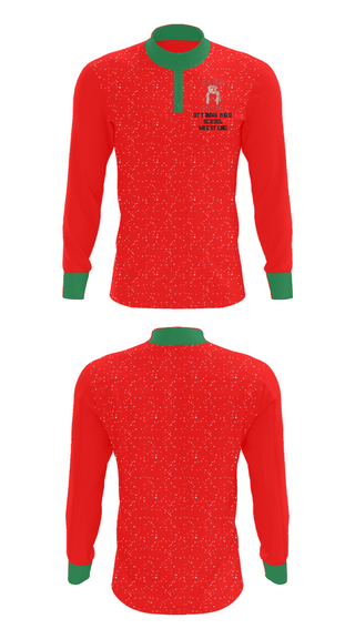 Quarter Zip Jacket, Ottumwa High School Wrestling, Wrestling, Teamtime, Team time, sublimation, custom sports apparel, team uniforms, spirit wear, spiritwear, sports uniforms, custom shirts, team store, custom team store, fundraiser sports, apparel fundraiser