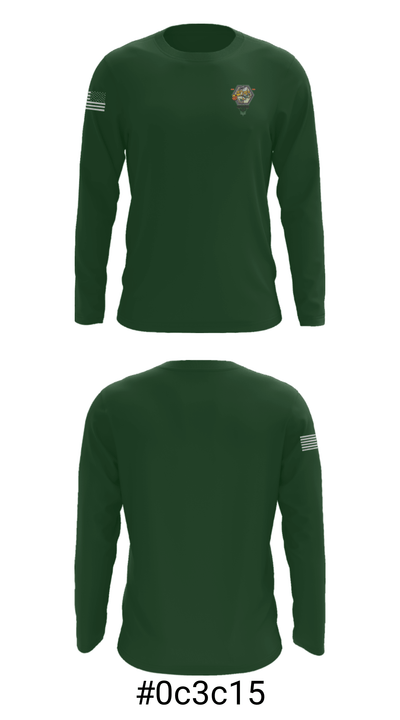 Mansfield Youth Basketball 79590973 Long Sleeve Performance Shirt - 18