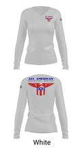 All American Convention Service 91940813 Women's Long Sleeve V-neck Shirt - 6