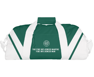 Duffle Bag, The Fire Influenced Man, , Teamtime, Team time, sublimation, custom sports apparel, team uniforms, spirit wear, spiritwear, sports uniforms, custom shirts, team store, custom team store, fundraiser sports, apparel fundraiser