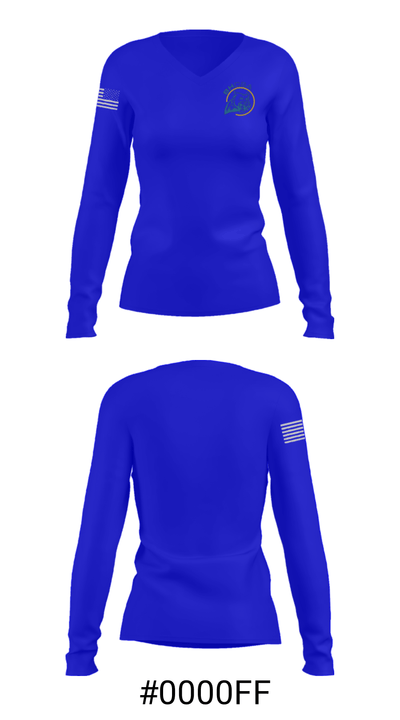 Benton Harbor Charter School 37954914 Women's Long Sleeve V-neck Shirt - 20