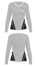 Granville Central High School Basketball 92148814 Women's Long Sleeve V-neck Shirt - 23