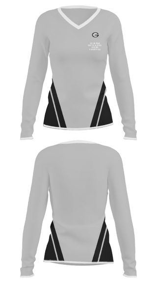 Women's Long Sleeve Vneck Shirt, Granville Central High School Basketball, Men's Basketball, Teamtime, Team time, sublimation, custom sports apparel, team uniforms, spirit wear, spiritwear, sports uniforms, custom shirts, team store, custom team store, fundraiser sports, apparel fundraiser