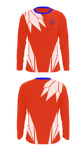 Tewksbury Memorial High School Gymnastics 71409949 Long Sleeve Performance Shirt - 26