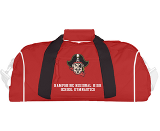 Duffle Bag, Hampshire Regional High School Gymnastics, Spirit Store, Teamtime, Team time, sublimation, custom sports apparel, team uniforms, spirit wear, spiritwear, sports uniforms, custom shirts, team store, custom team store, fundraiser sports, apparel fundraiser
