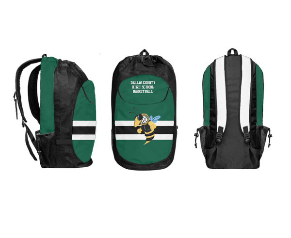 Gear Bag, Dallas County High School Basketball, Women's Basketball, Teamtime, Team time, sublimation, custom sports apparel, team uniforms, spirit wear, spiritwear, sports uniforms, custom shirts, team store, custom team store, fundraiser sports, apparel fundraiser