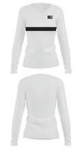 Tapia Tennis courts Resulfacing LLC 90376437 Women's Long Sleeve V-neck Shirt - 24