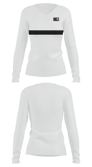 Women's Long Sleeve Vneck Shirt, Tapia Tennis courts Resulfacing LLC, , Teamtime, Team time, sublimation, custom sports apparel, team uniforms, spirit wear, spiritwear, sports uniforms, custom shirts, team store, custom team store, fundraiser sports, apparel fundraiser