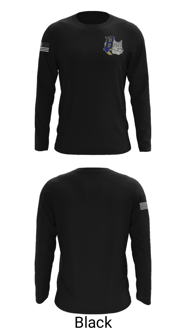 Long Sleeve Performance Shirt, Baboquivari High School Basketball, Men's Basketball, Teamtime, Team time, sublimation, custom sports apparel, team uniforms, spirit wear, spiritwear, sports uniforms, custom shirts, team store, custom team store, fundraiser sports, apparel fundraiser