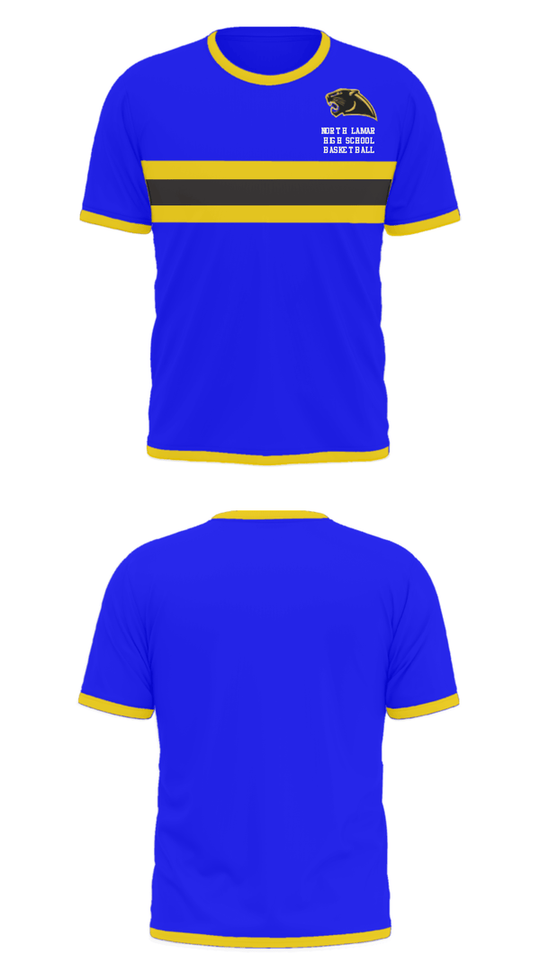Short Sleeve Performance Shirt, North Lamar High School Basketball, Men's Basketball, Teamtime, Team time, sublimation, custom sports apparel, team uniforms, spirit wear, spiritwear, sports uniforms, custom shirts, team store, custom team store, fundraiser sports, apparel fundraiser