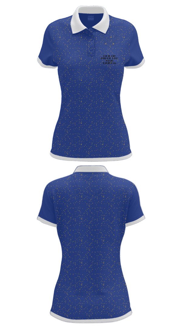 Women's Short Sleeve Performance Polo, Sandra Day O'Connor High School Basketball, Women's Basketball, Teamtime, Team time, sublimation, custom sports apparel, team uniforms, spirit wear, spiritwear, sports uniforms, custom shirts, team store, custom team store, fundraiser sports, apparel fundraiser