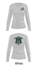 El Diamante High School Basketball 57210658 Women's Long Sleeve V-neck Shirt - 6