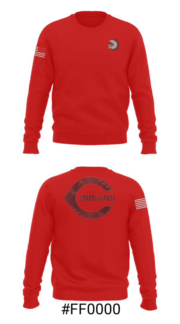Crew Neck Sweatshirt, Campbell High School Basketball, Men's Basketball, Teamtime, Team time, sublimation, custom sports apparel, team uniforms, spirit wear, spiritwear, sports uniforms, custom shirts, team store, custom team store, fundraiser sports, apparel fundraiser