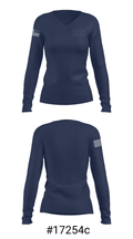Willow Canyon High School Basketball 81698703 Women's Long Sleeve V-neck Shirt - 20