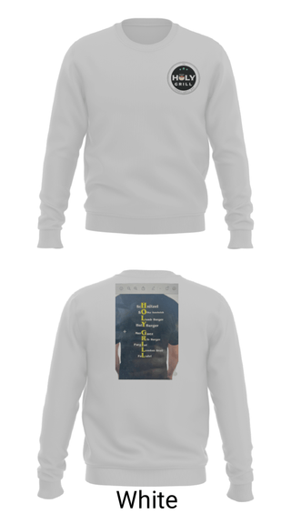 Crew Neck Sweatshirt, Holy Grill, , Teamtime, Team time, sublimation, custom sports apparel, team uniforms, spirit wear, spiritwear, sports uniforms, custom shirts, team store, custom team store, fundraiser sports, apparel fundraiser