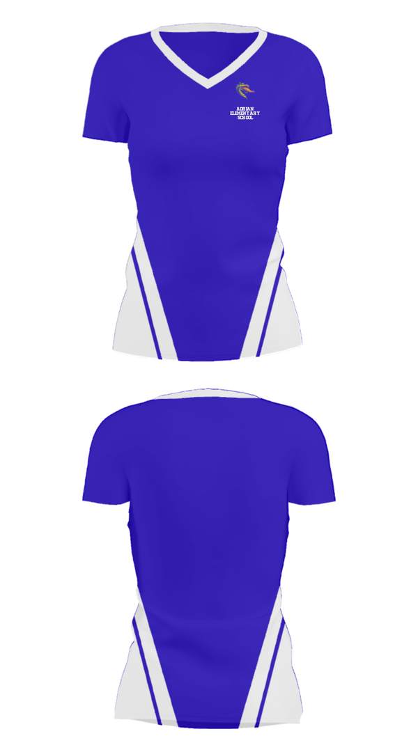 Women's Short Sleeve Vneck Shirt, Adrian Elementary School, Spirit Store, Teamtime, Team time, sublimation, custom sports apparel, team uniforms, spirit wear, spiritwear, sports uniforms, custom shirts, team store, custom team store, fundraiser sports, apparel fundraiser