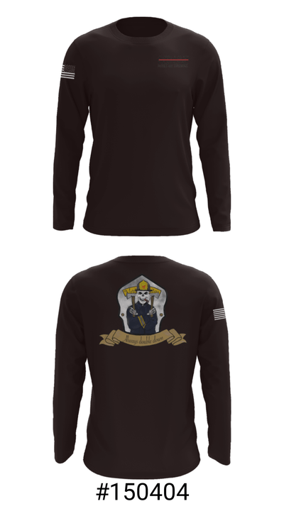 Red Line Mobile Axe Throwing 75513629 Long Sleeve Performance Shirt - 18