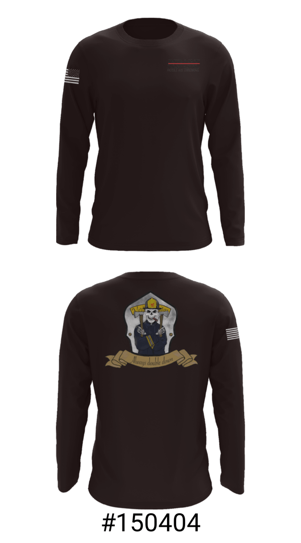 Long Sleeve Performance Shirt, Red Line Mobile Axe Throwing, , Teamtime, Team time, sublimation, custom sports apparel, team uniforms, spirit wear, spiritwear, sports uniforms, custom shirts, team store, custom team store, fundraiser sports, apparel fundraiser