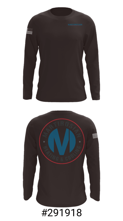 Martirosian Heating and Cooling 67090095 Long Sleeve Performance Shirt - 18