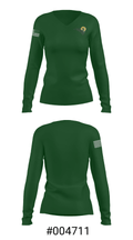 Bay Creek Middle School  Basketball 51634405 Women's Long Sleeve V-neck Shirt - 20