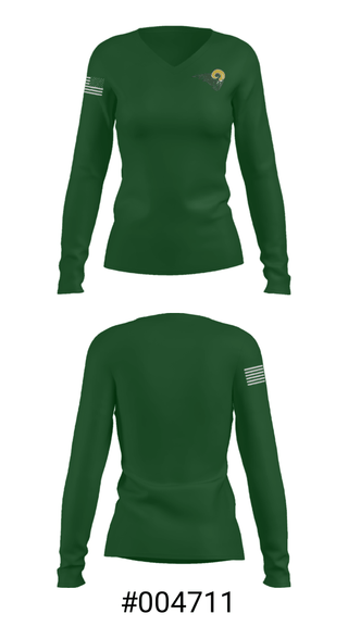 Women's Long Sleeve Vneck Shirt, Bay Creek Middle School  Basketball, Men's Basketball, Teamtime, Team time, sublimation, custom sports apparel, team uniforms, spirit wear, spiritwear, sports uniforms, custom shirts, team store, custom team store, fundraiser sports, apparel fundraiser