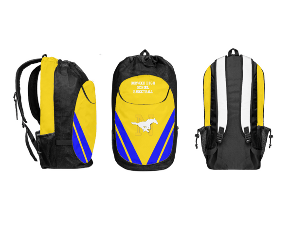 Gear Bag, Norwood High School Basketball, Women's Basketball, Teamtime, Team time, sublimation, custom sports apparel, team uniforms, spirit wear, spiritwear, sports uniforms, custom shirts, team store, custom team store, fundraiser sports, apparel fundraiser