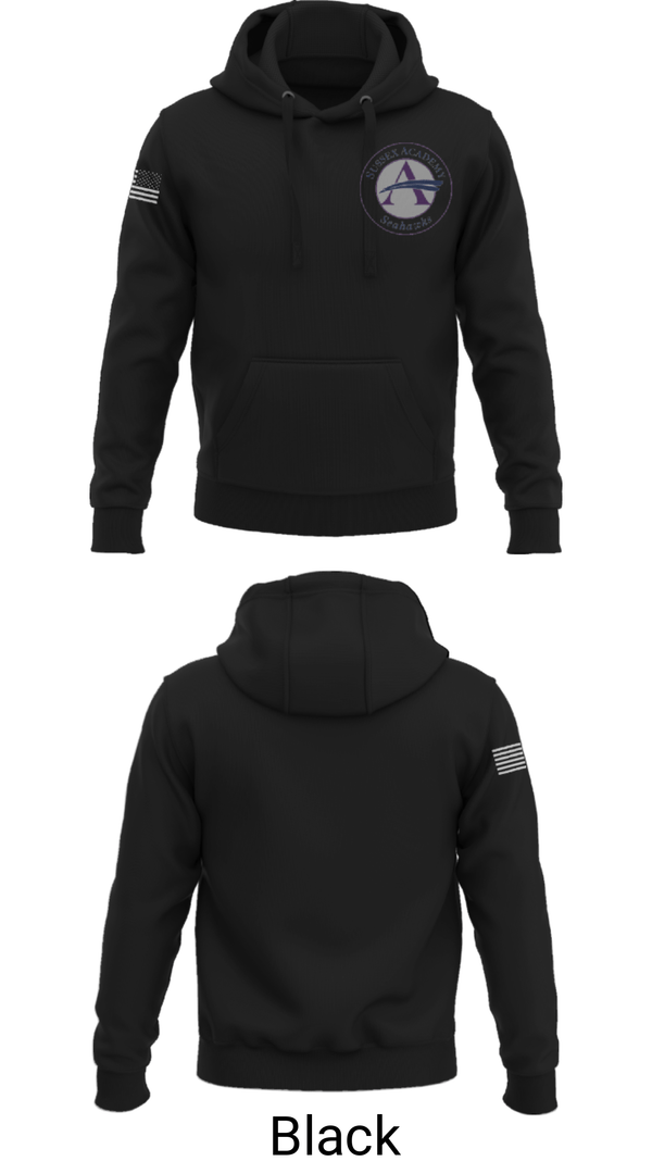 Hoodie, Sussex Academy High School Swimming, Swimming, Teamtime, Team time, sublimation, custom sports apparel, team uniforms, spirit wear, spiritwear, sports uniforms, custom shirts, team store, custom team store, fundraiser sports, apparel fundraiser