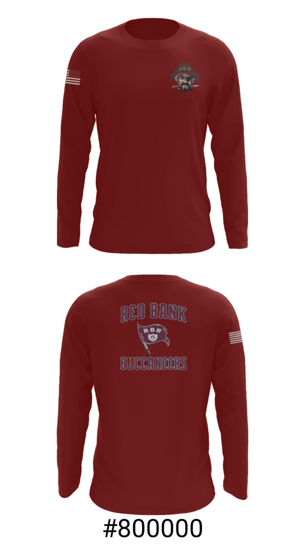 Long Sleeve Performance Shirt, Red Bank Regional High School Basketball, Women's Basketball, Teamtime, Team time, sublimation, custom sports apparel, team uniforms, spirit wear, spiritwear, sports uniforms, custom shirts, team store, custom team store, fundraiser sports, apparel fundraiser