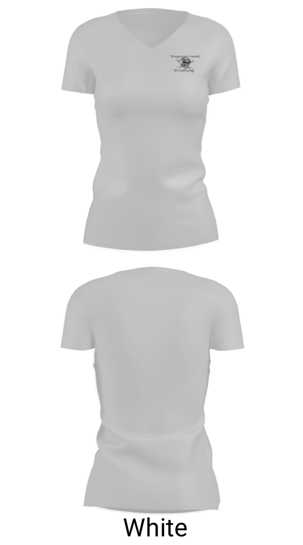 Women's Short Sleeve Vneck Shirt, Brazoria County Wrestling, Wrestling, Teamtime, Team time, sublimation, custom sports apparel, team uniforms, spirit wear, spiritwear, sports uniforms, custom shirts, team store, custom team store, fundraiser sports, apparel fundraiser