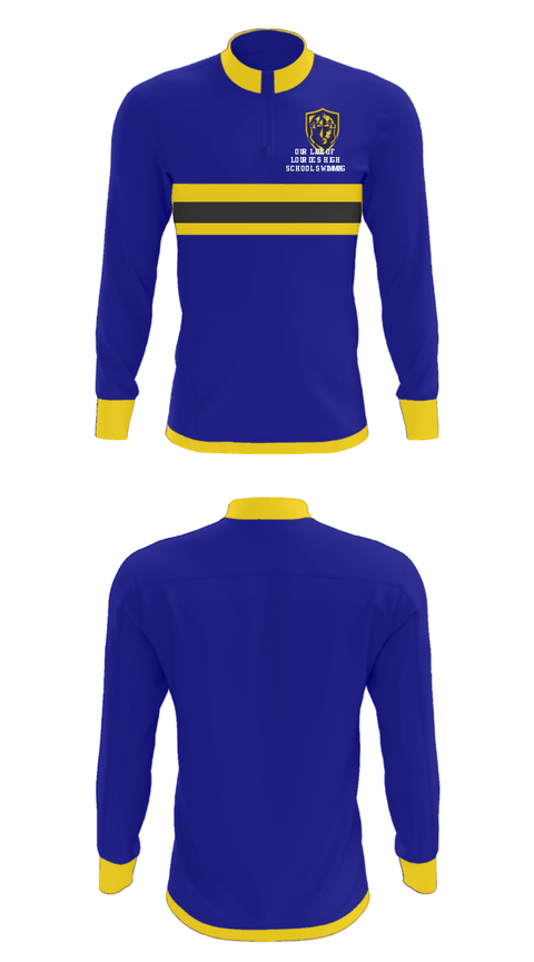 Quarter Zip Jacket, Our Lady of Lourdes High School Swimming, Swimming, Teamtime, Team time, sublimation, custom sports apparel, team uniforms, spirit wear, spiritwear, sports uniforms, custom shirts, team store, custom team store, fundraiser sports, apparel fundraiser