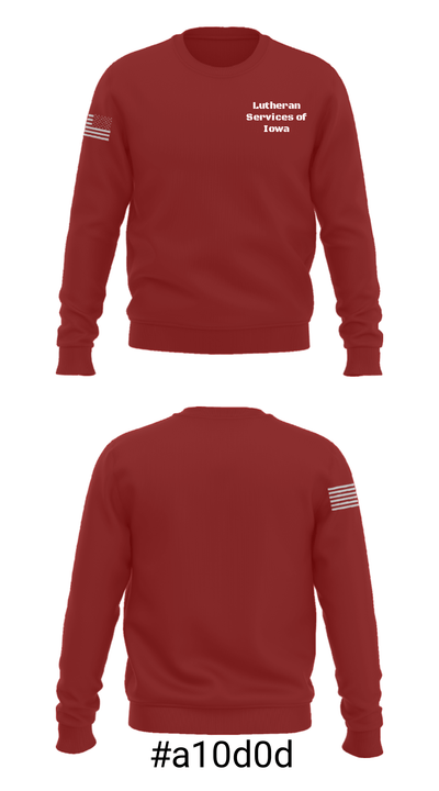 Lutheran Services of Iowa 40589168 Crew Neck Sweatshirt - 16