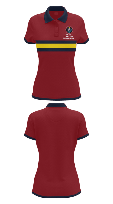 Short Sleeve Performance Polo, Reach Leadership Steam Academy, Spirit Store, Teamtime, Team time, sublimation, custom sports apparel, team uniforms, spirit wear, spiritwear, sports uniforms, custom shirts, team store, custom team store, fundraiser sports, apparel fundraiser