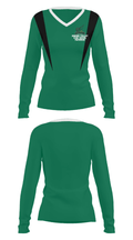 Sonoma Valley High School Swimming 39780566 Women's Long Sleeve V-neck Shirt - 27