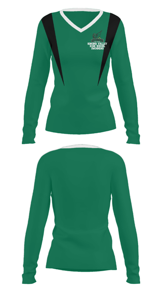 Women's Long Sleeve Vneck Shirt, Sonoma Valley High School Swimming, Swimming, Teamtime, Team time, sublimation, custom sports apparel, team uniforms, spirit wear, spiritwear, sports uniforms, custom shirts, team store, custom team store, fundraiser sports, apparel fundraiser