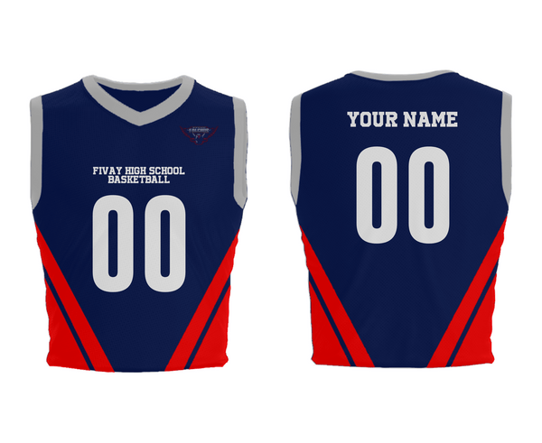 Mens Basketball Jersey, Fivay High School Basketball, Men's Basketball, Teamtime, Team time, sublimation, custom sports apparel, team uniforms, spirit wear, spiritwear, sports uniforms, custom shirts, team store, custom team store, fundraiser sports, apparel fundraiser
