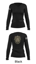4732 18067014 Women's Long Sleeve V-neck Shirt - 23