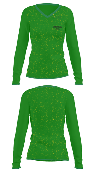 Women's Long Sleeve Vneck Shirt, Saint Leo the Great Catholic School, Spirit Store, Teamtime, Team time, sublimation, custom sports apparel, team uniforms, spirit wear, spiritwear, sports uniforms, custom shirts, team store, custom team store, fundraiser sports, apparel fundraiser