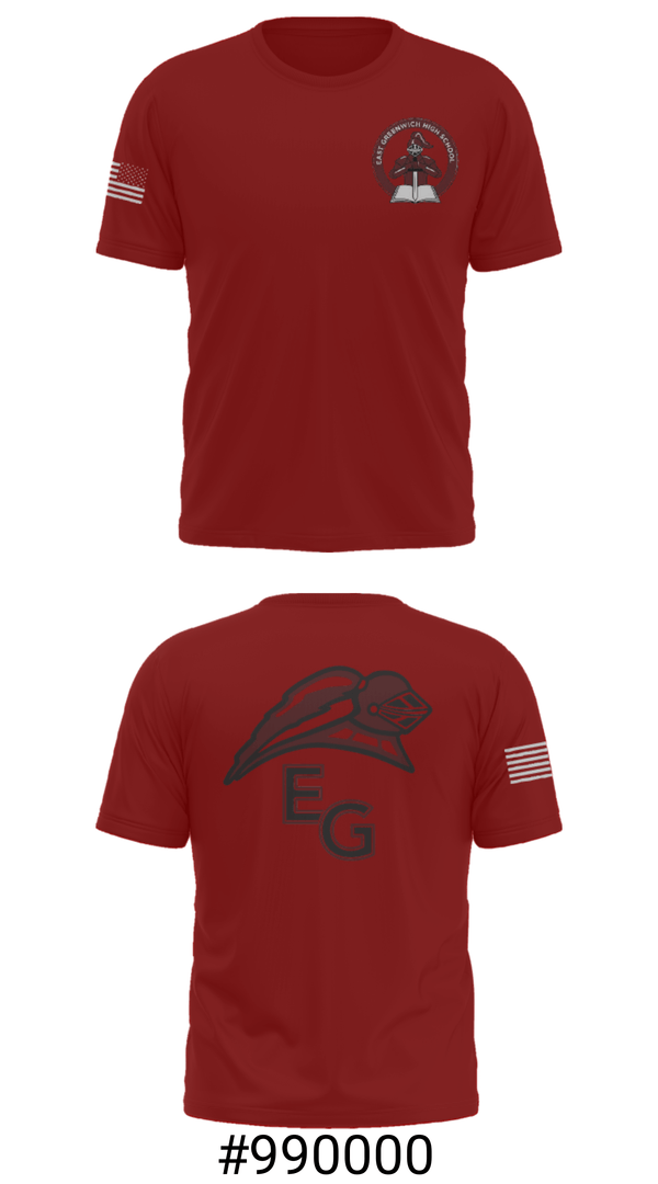 Short Sleeve Performance Shirt, East Greenwich High School Ice Hockey, Ice Hockey, Teamtime, Team time, sublimation, custom sports apparel, team uniforms, spirit wear, spiritwear, sports uniforms, custom shirts, team store, custom team store, fundraiser sports, apparel fundraiser